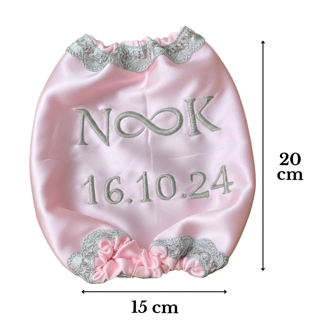 Classic Antique Customisation Baby Pink Chooda Cover – Logo and Date | Chotteylal and Sons