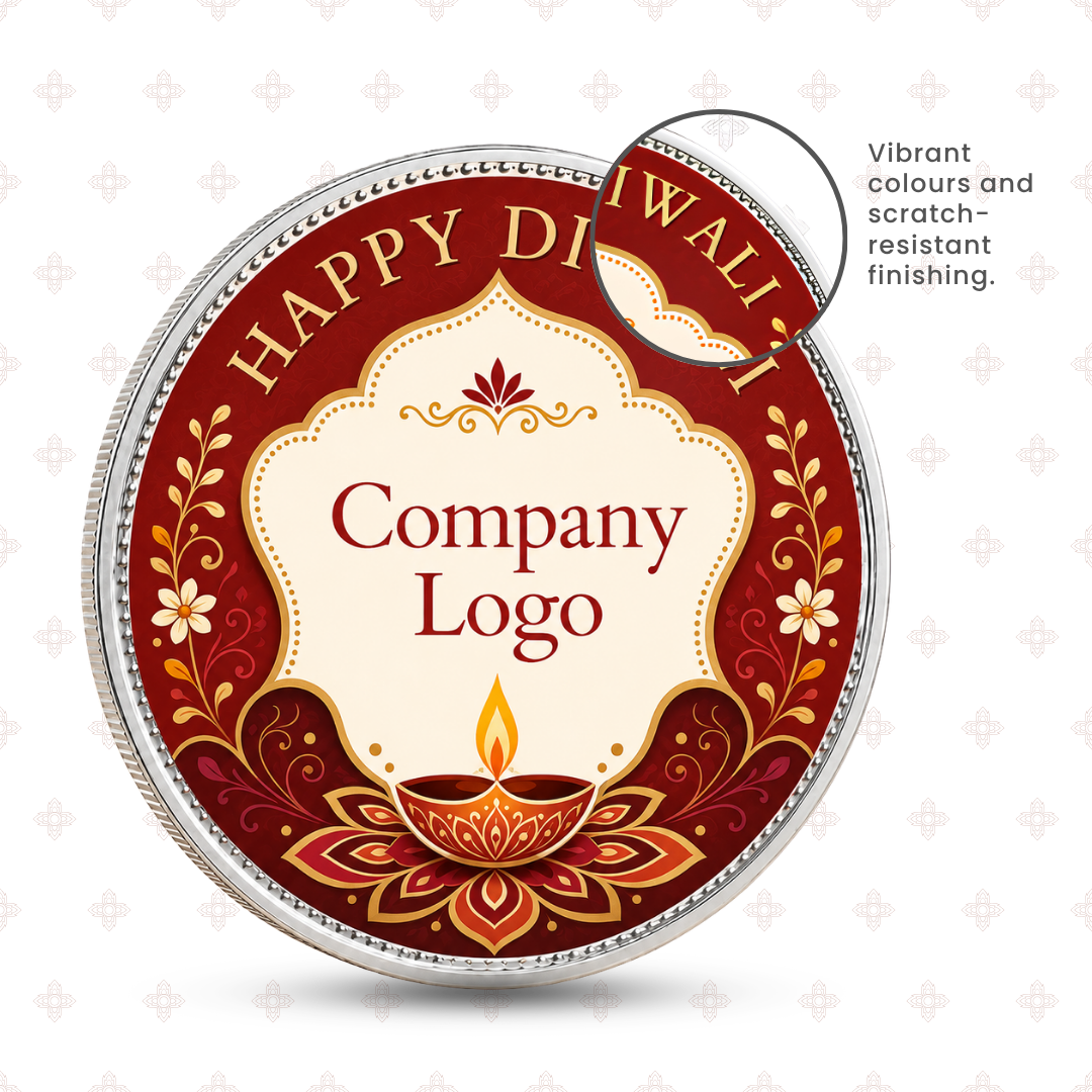 Good Fortune - 20g Happy Diwali Custom Coin – Add Logo