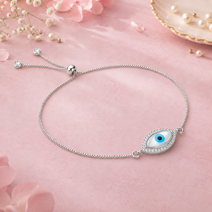 Guardian Eye - 925 Silver Evil Eye Lumba & Bracelet