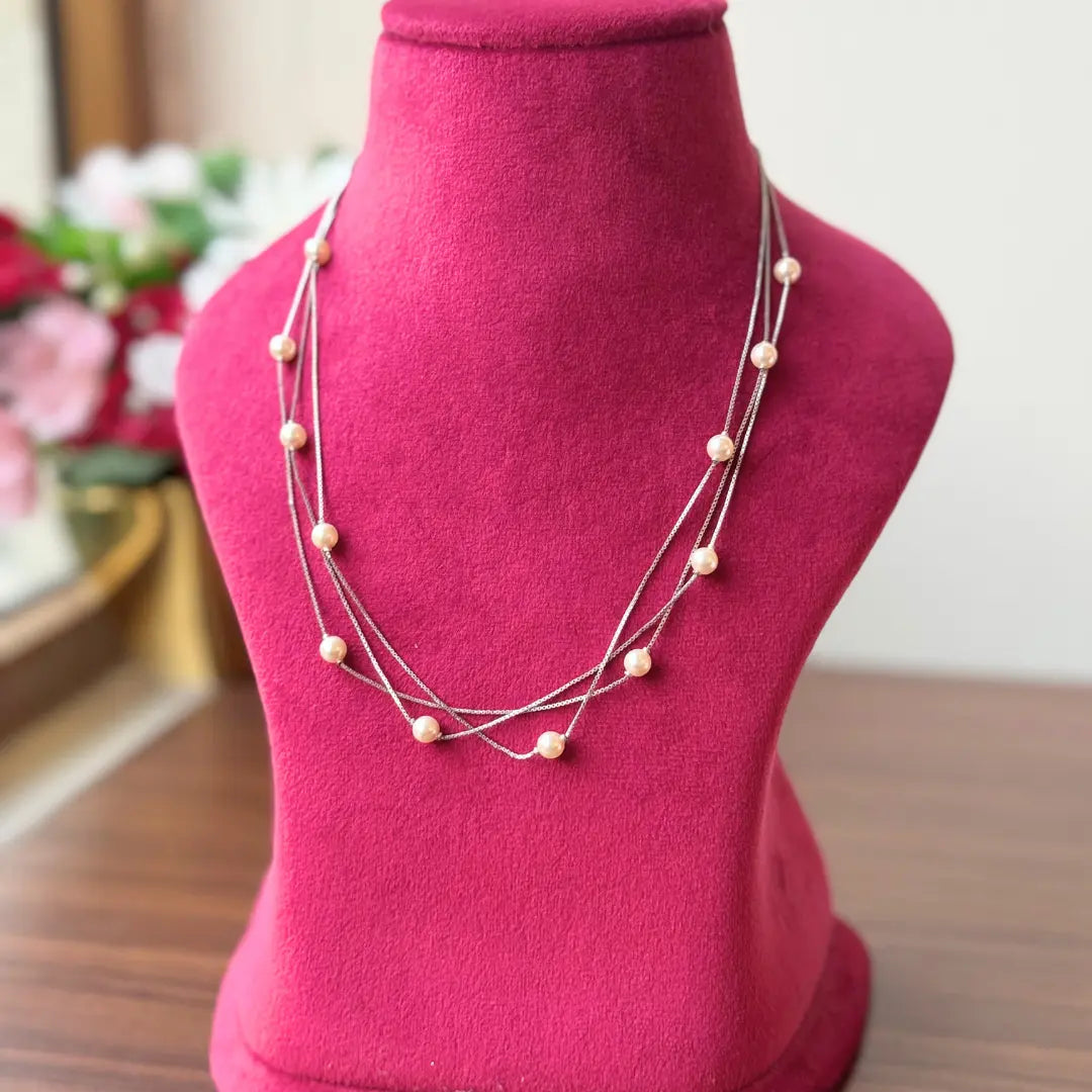Multi-Layered Chic Pearl Necklace