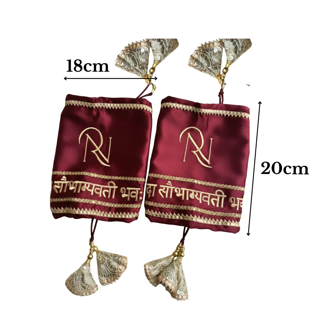 Classic Sada Saubhagywati Bhav Maroon Chooda Cover – Logo | Chotteylal and Sons