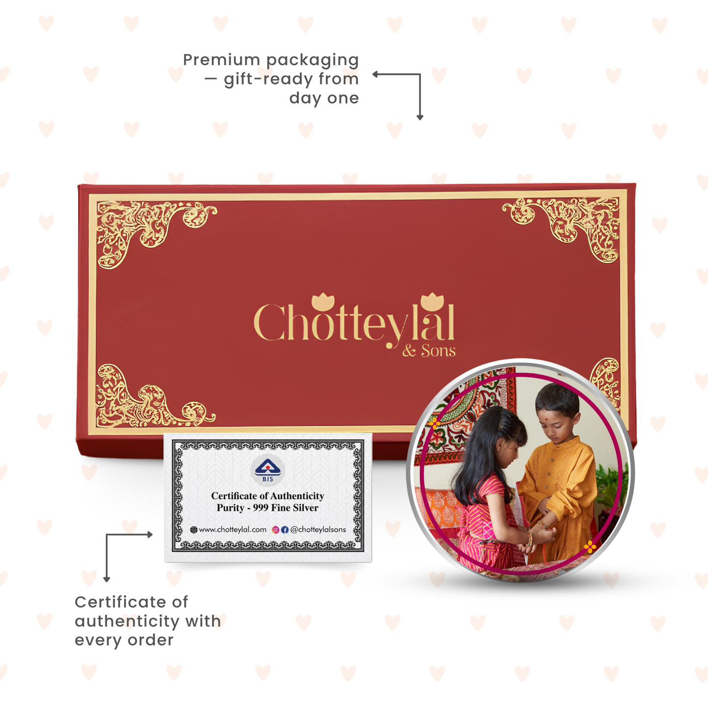 Never Out of Stock – Personalised Photo Silver Coin Raksha Bandhan Gift