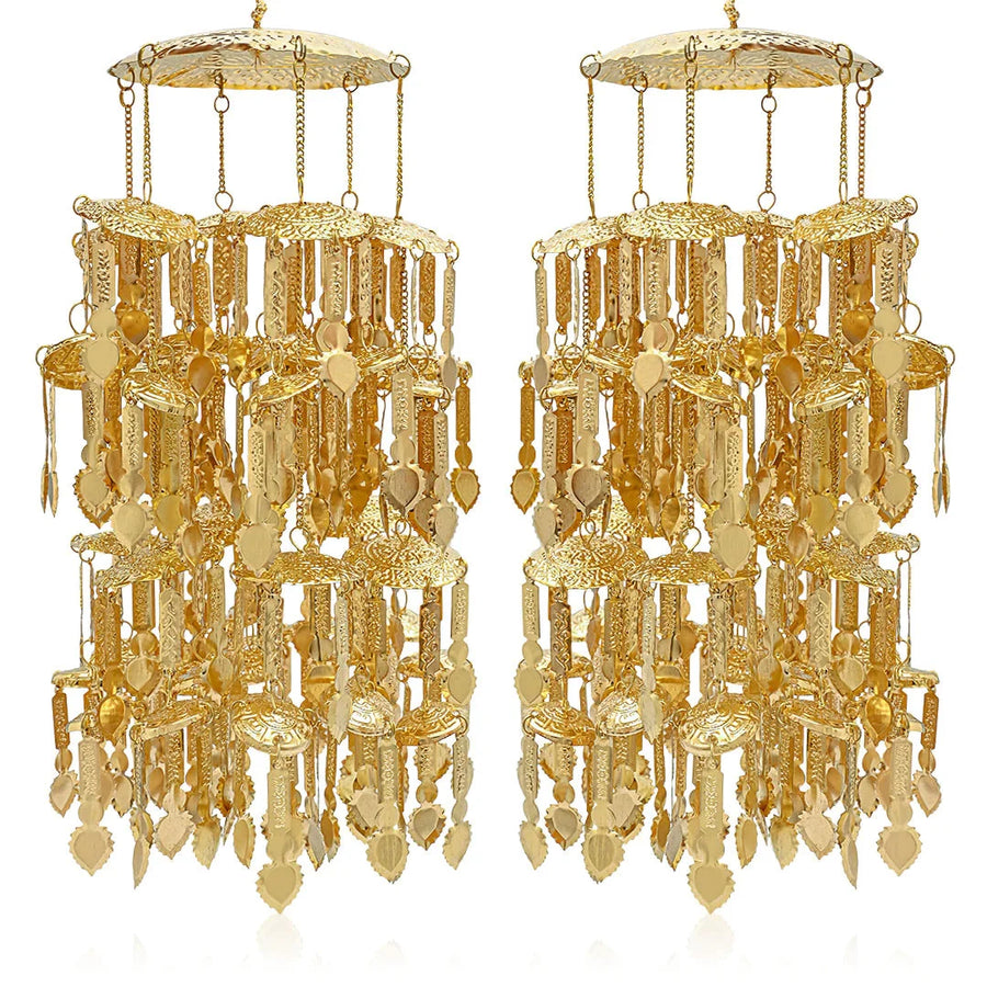 Golden Traditional Heavy Ceremonial Kaleera - Ships Immediately