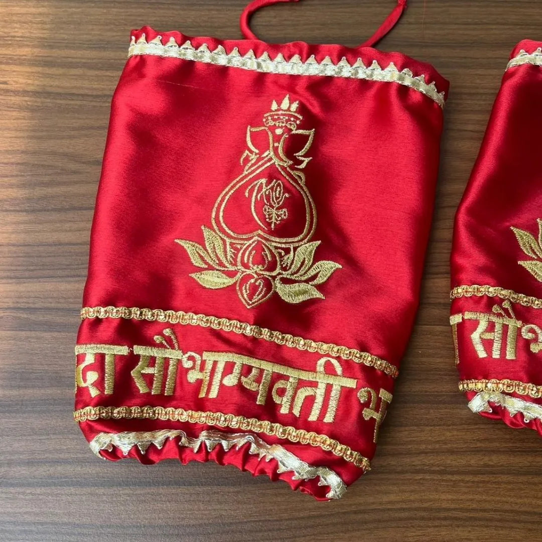 Traditional Sada Saubhagyavati Chooda Cover with Auspicious Design