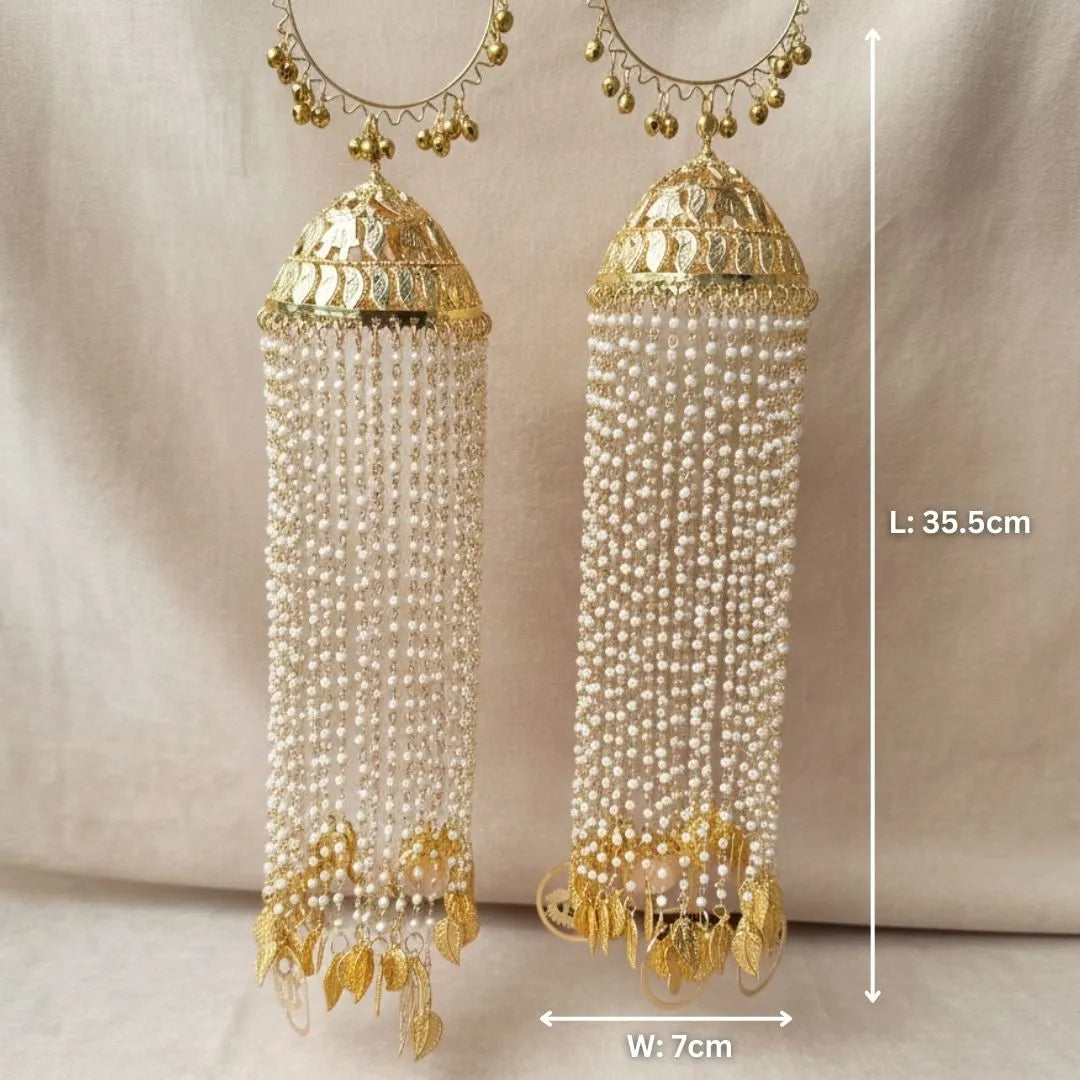 Traditional Long Bridal Kaleera for Classic Wedding Ceremonies