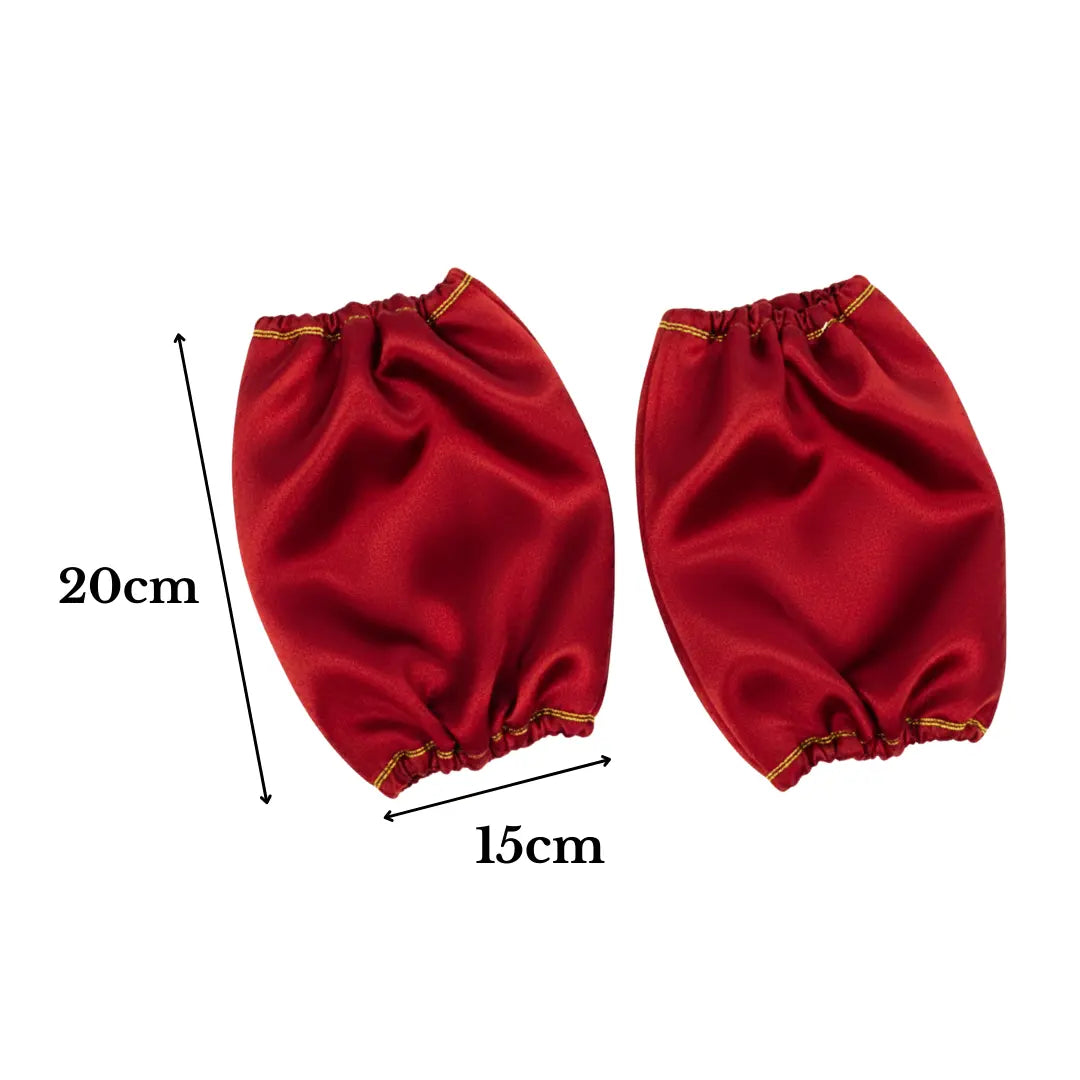 Elegant Satin Maroon Chooda Cover – Sada Saubhagywati Design | Chotteylal and Sons