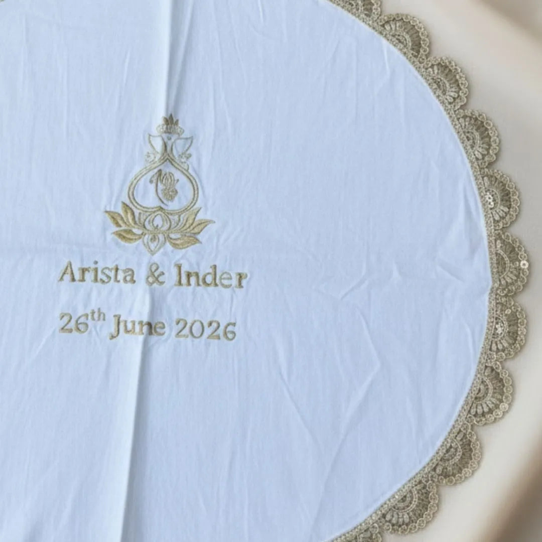 Wedding Ritual Hand Thaapa – Customised with Logo and 2 Line Taxt