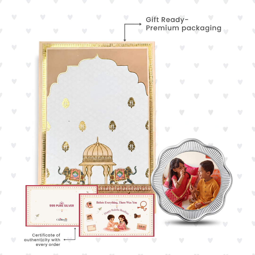 Happy Rakhi Sibling Bond 100g Silver Coin