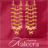 Golden Lotus Bridal Kaleera - Customize with Initials, Motifs and Other Charms