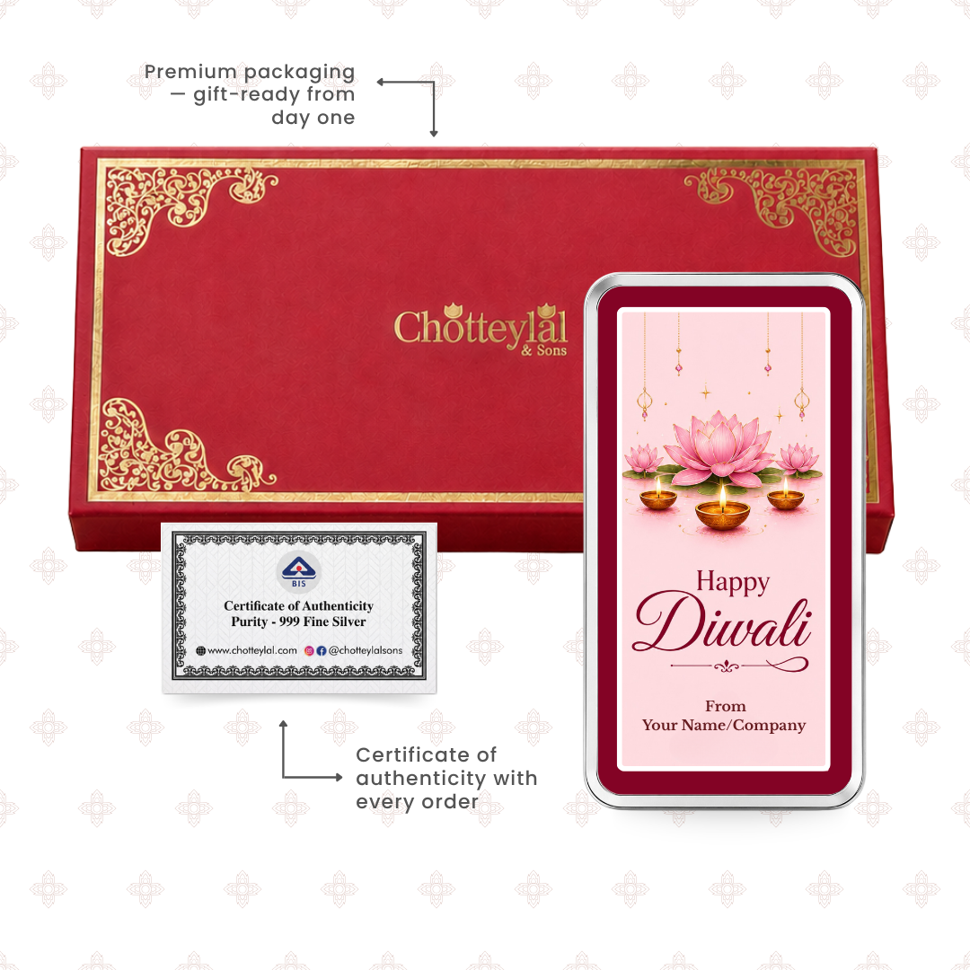20g 999 Pure Silver Bar | Premium Diwali Corporate Gift