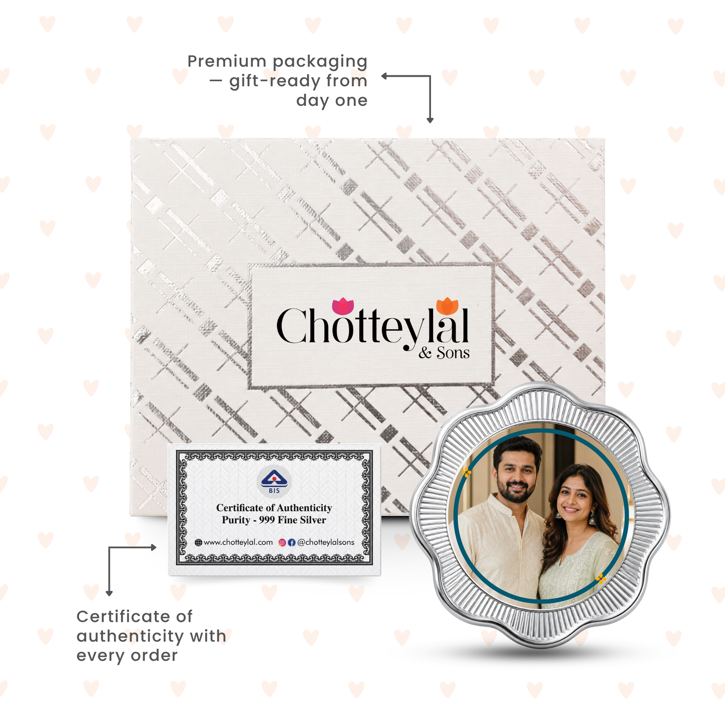 My Food Delivery Partner – Personalised Photo Silver Coin Raksha Bandhan Gift