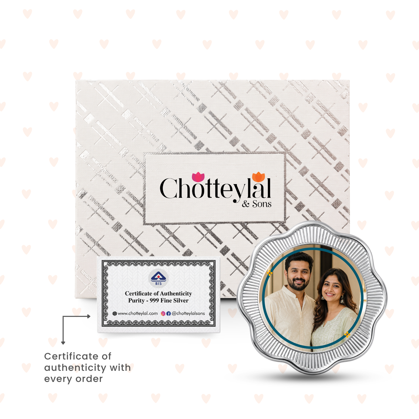 My Food Delivery Partner – Personalised Photo Silver Coin Raksha Bandhan Gift