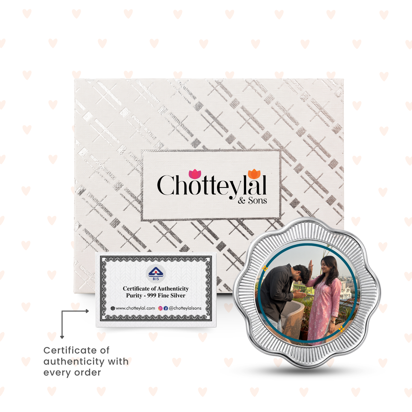 My Forever Emergency Fund – Personalised Photo Silver Coin Raksha Bandhan Gift