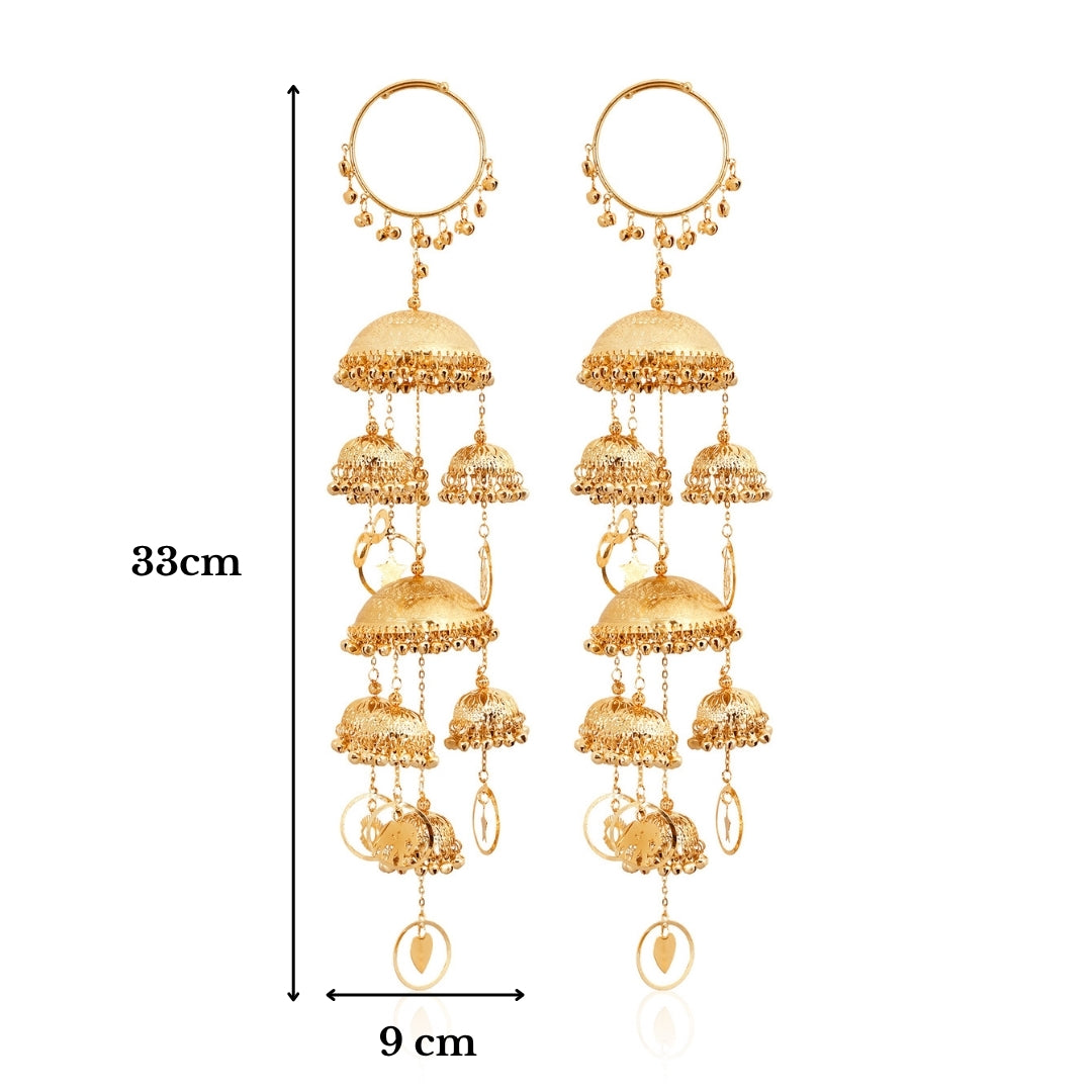 Son Bela Bridal Kaleera - Long, Parineeti Chopra Inspired