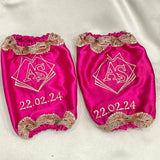 Customizable Date Design Rani Pink Chooda Cover