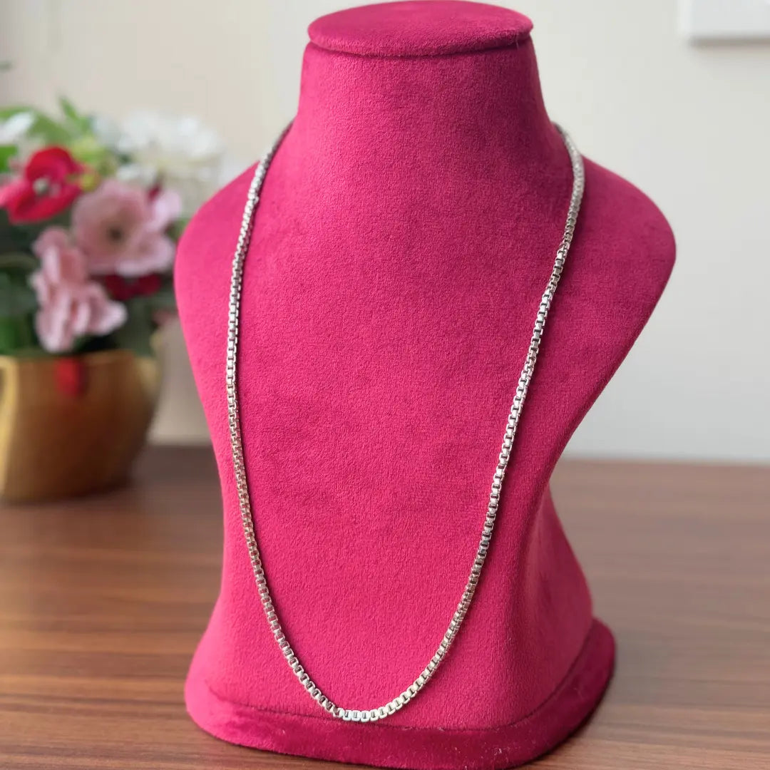 Nawaab Men's Silver Chain - 925 Sterling Silver