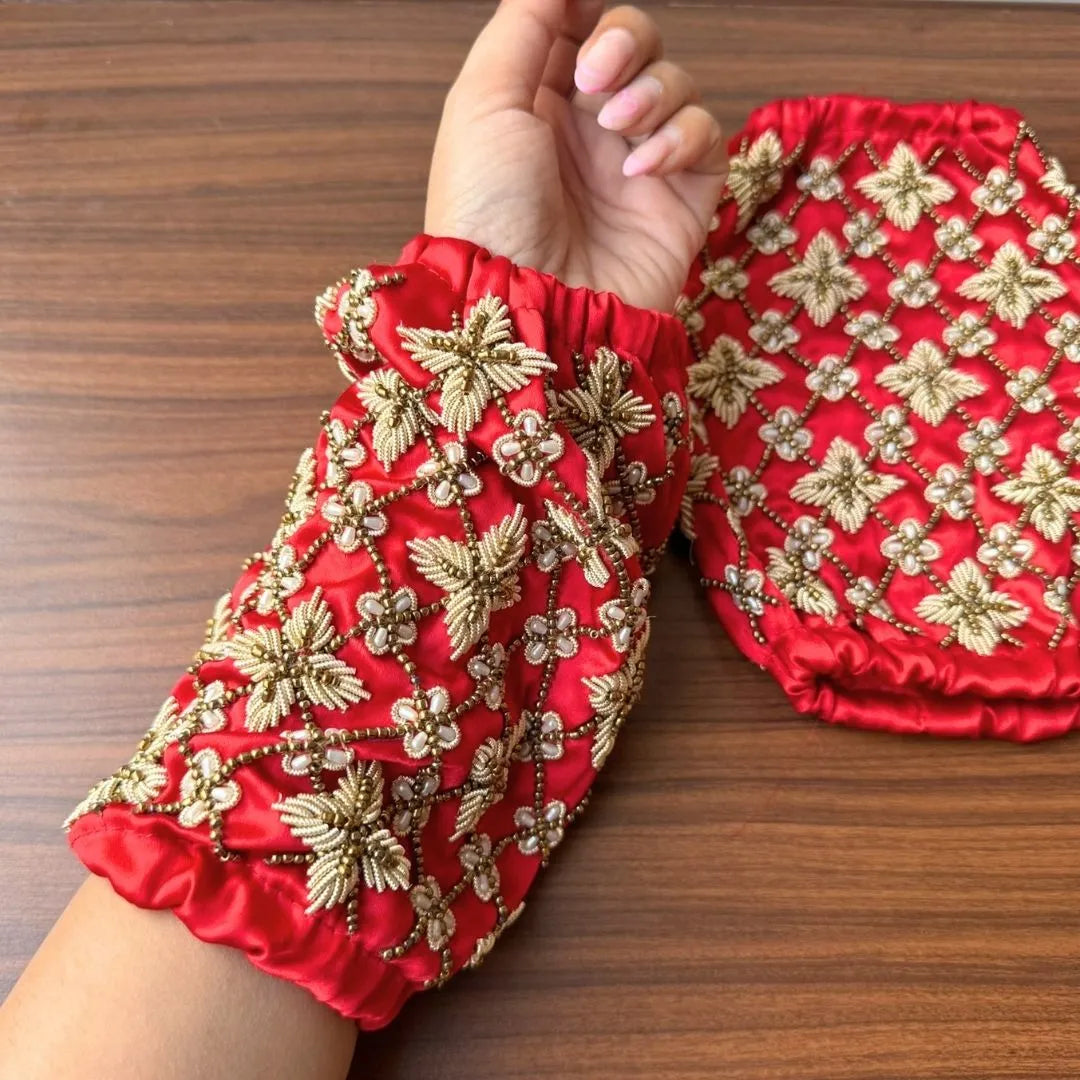 Red Chooda Cover for Elegant and Traditional Weddings
