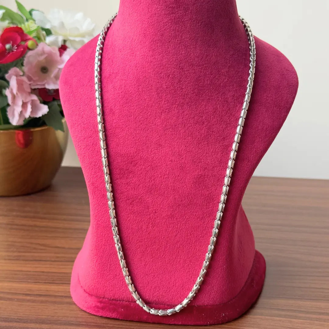Nawaab Men's Silver Chain - 925 Sterling Silver