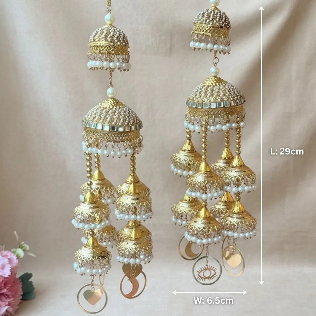 Traditional Wedding Golden Bridal Kaleera