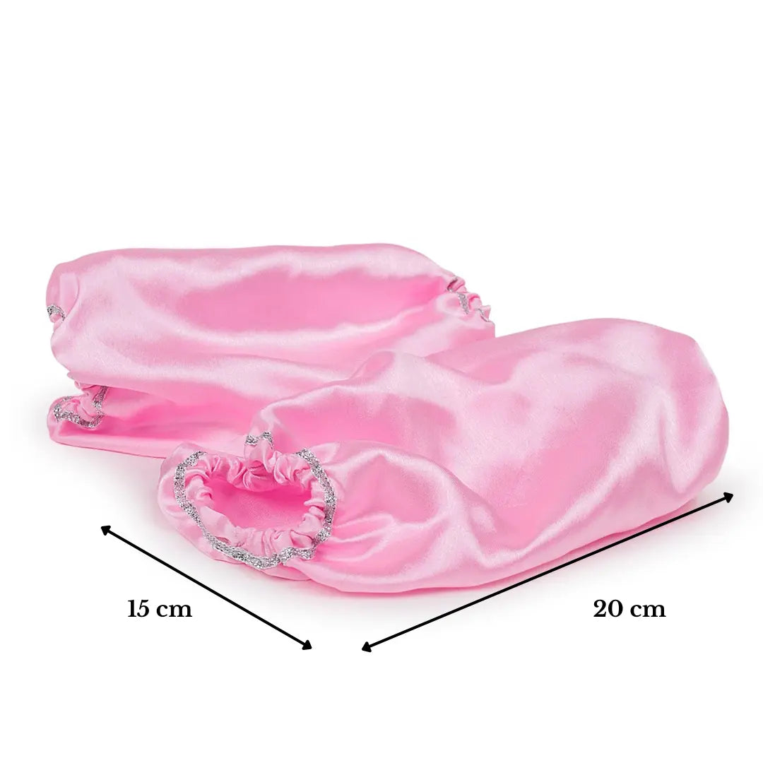 Baby Pink Satin Chooda Cover