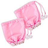 Pearl Lace & Tassels Pink Chooda Cover