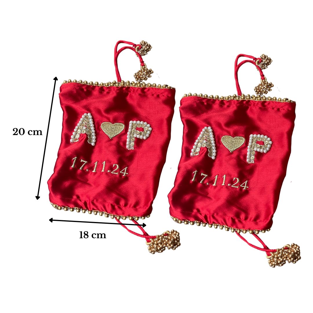 Customisable Parineeti Chopra Chooda Cover Embroidered with Pearls & Sequins