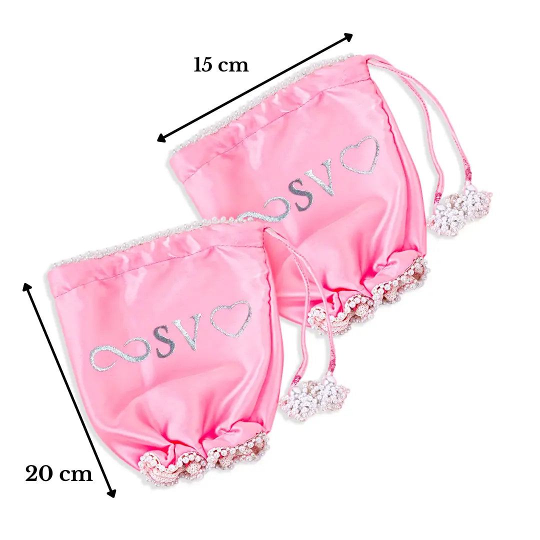 Customisable Parineeti Chopra Inspired Baby Pink Satin Chooda Cover