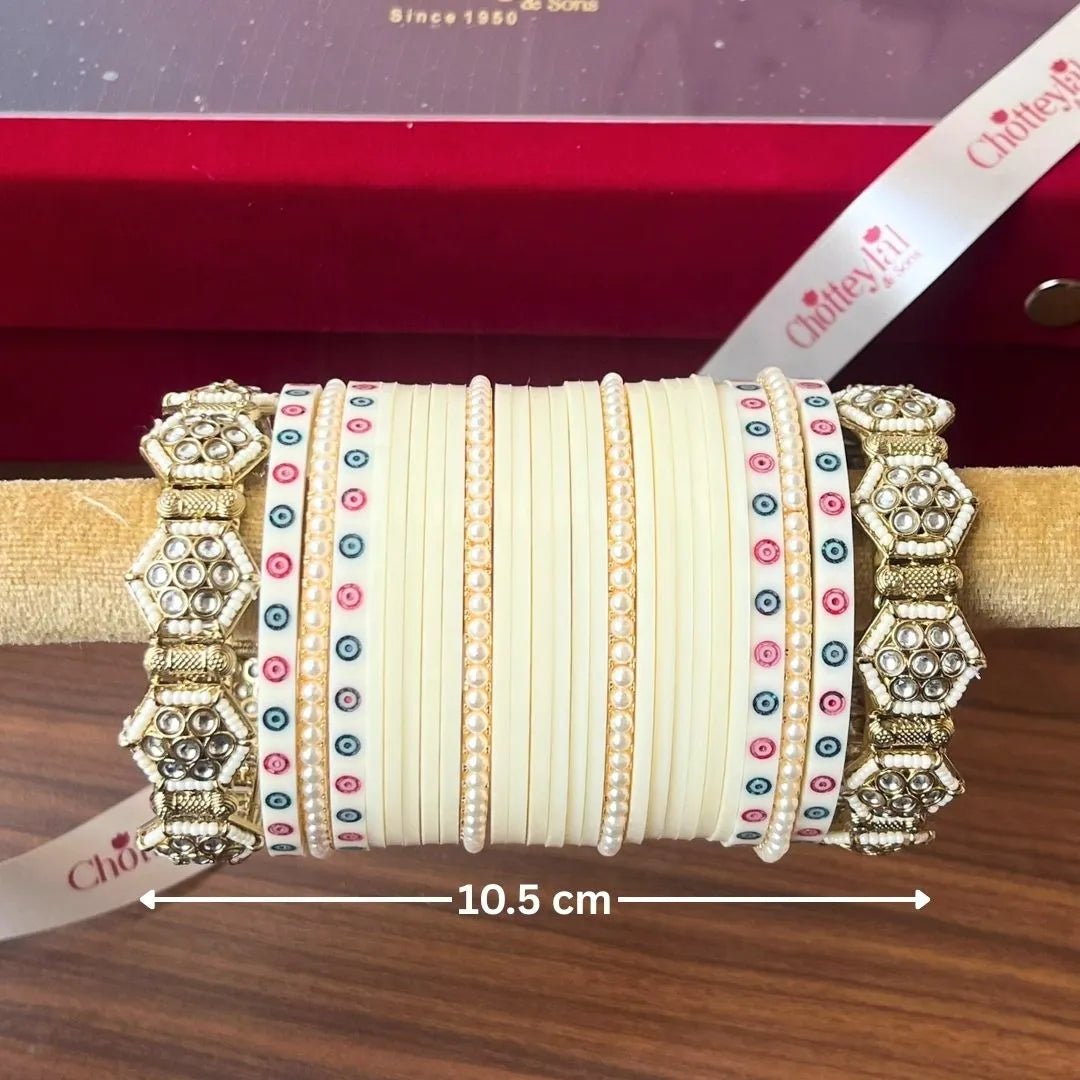 Classic Ivory Bridal Bangles for Memorable Moments