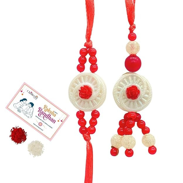 Gauri Pushp Bhaiya Bhabhi Rakhi Set