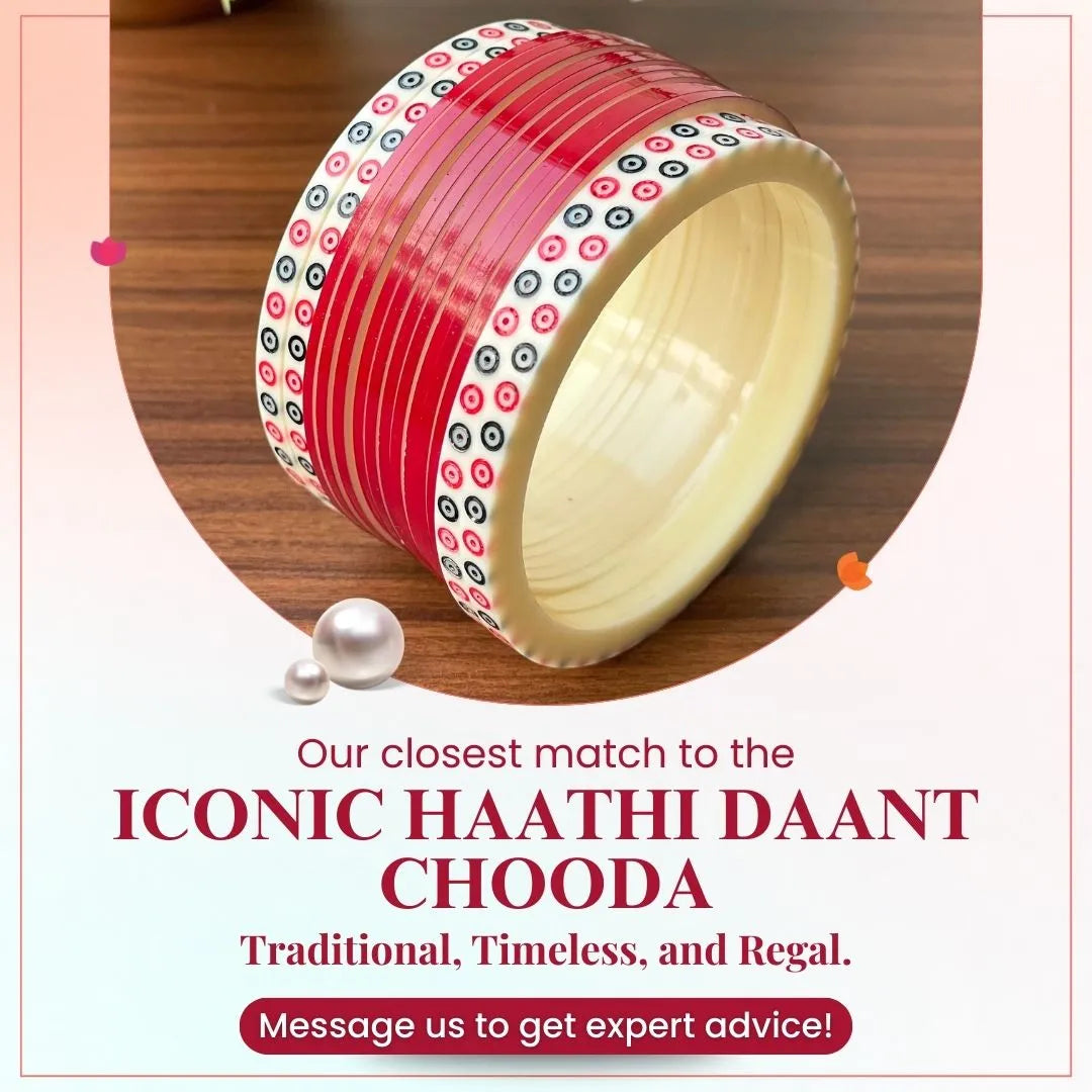 Iconic Chotteylal Chooda - The Closest You’ll Get to Authentic Haathi Daant Ka Chooda