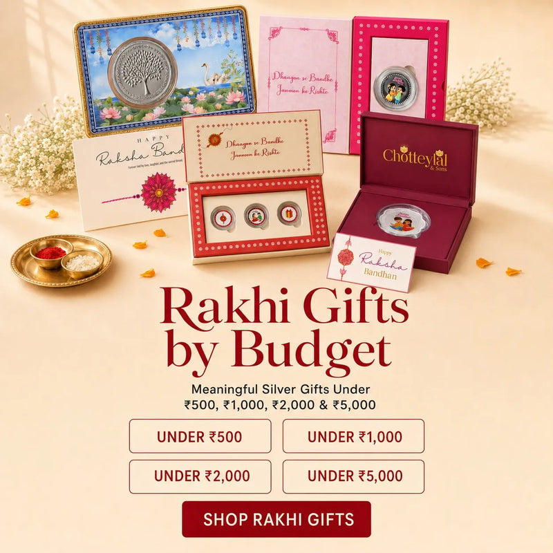 Rakhi Gifts by Budget: Meaningful Silver Gifts Under ₹500, ₹1,000, ₹2,000 and ₹5,000