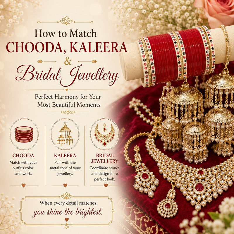 How to Match Chooda, Kaleera and Bridal Jewellery