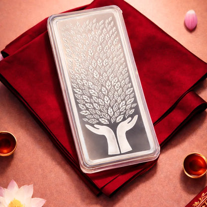 Banyan Tree, Bar shape, 1kg, 999 Pure Silver Coin