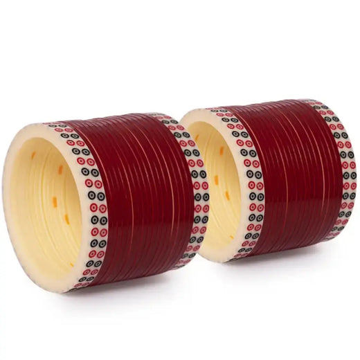 Pearl - Riva Subtle Dark Red Chooda - Ships Immediately