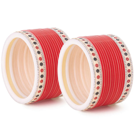 red bridal chura