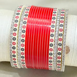 Pure Pearl Glisten Diamond Dark Red Chooda