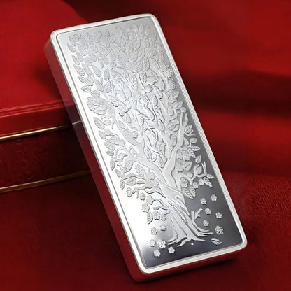Banyan Tree, Bar shape, 1kg, 999 Pure Silver Coin