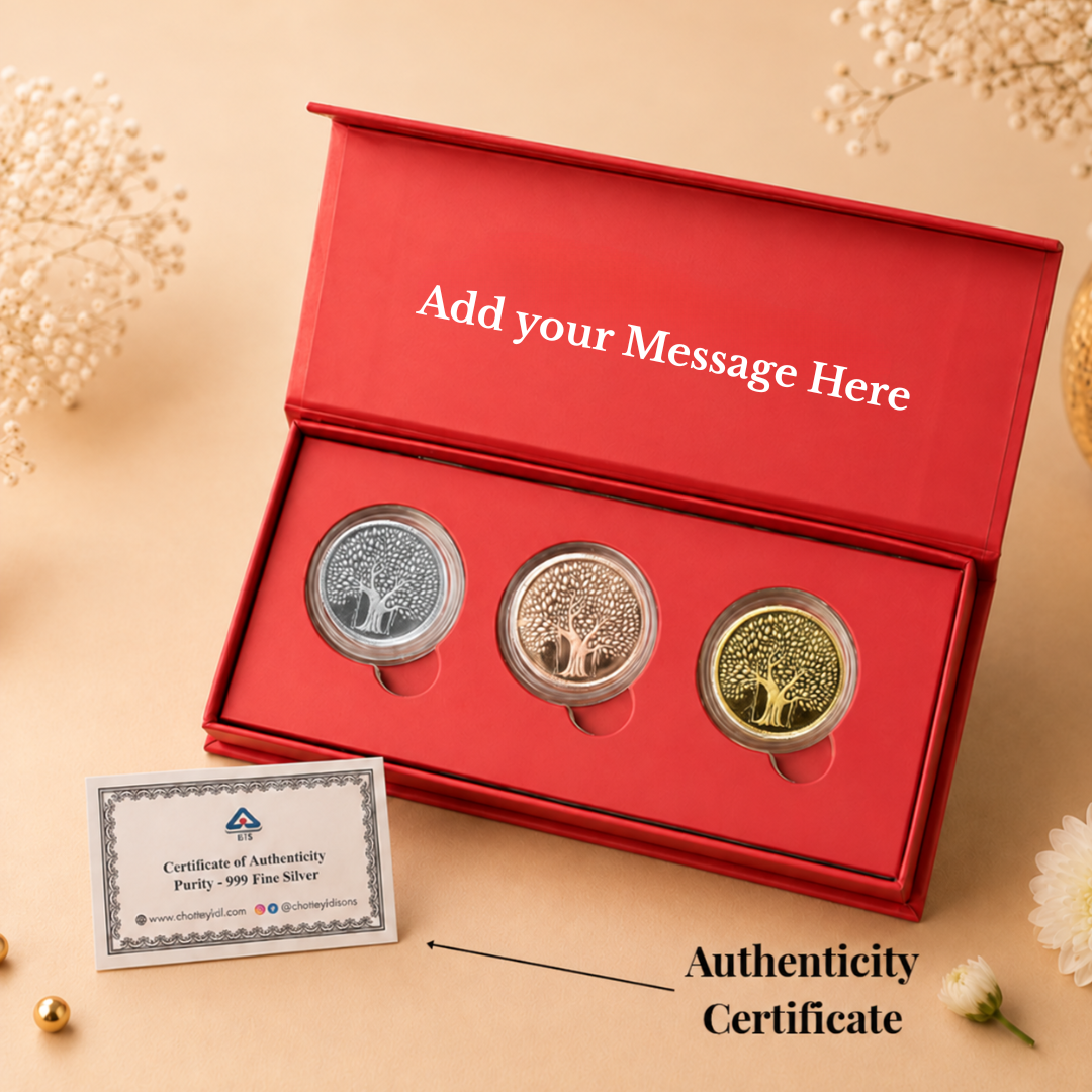 Roots of Eternity – Tri-Color Silver Set, 3g Each