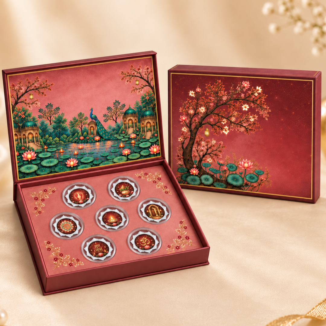 7g Musical Box with 999 Pure Silver Coin | Premium Gift