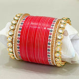 Pure Pearl Grace Kundan Red Chooda