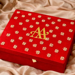 Customised Red Chooda Box with Logo