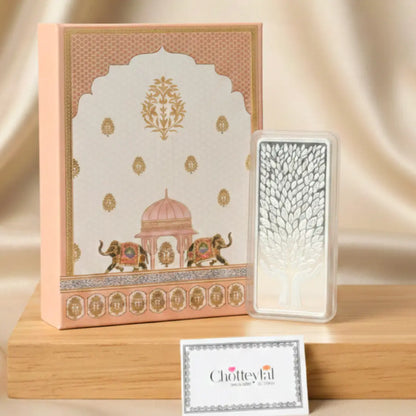 Banyan Tree, Bar shape, 1kg, 999 Pure Silver Coin