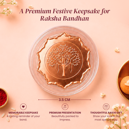 999 Pure Silver Raksha Bandhan Celebration Gift Box