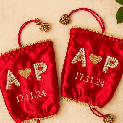 Customisable Parineeti Chopra Chooda Cover Embroidered with Pearls & Sequins