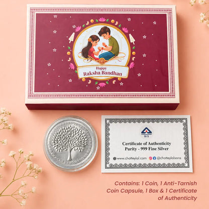 Celebrate Raksha Bandhan with a Premium Silver Coin Gift