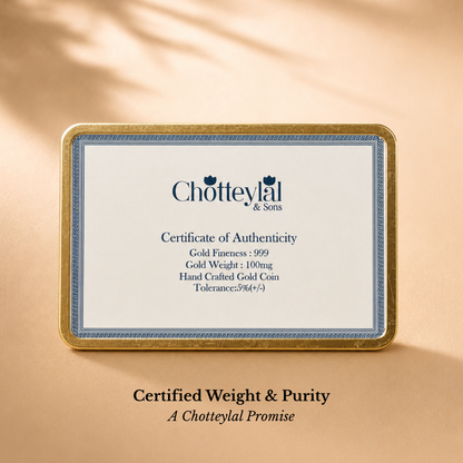 100mg Gold Banyan Tree Coin – Luxury Display Gift Box