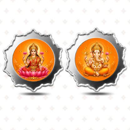 Auspicious Beginnings - 4g Laxmi Ganesh Coin Set