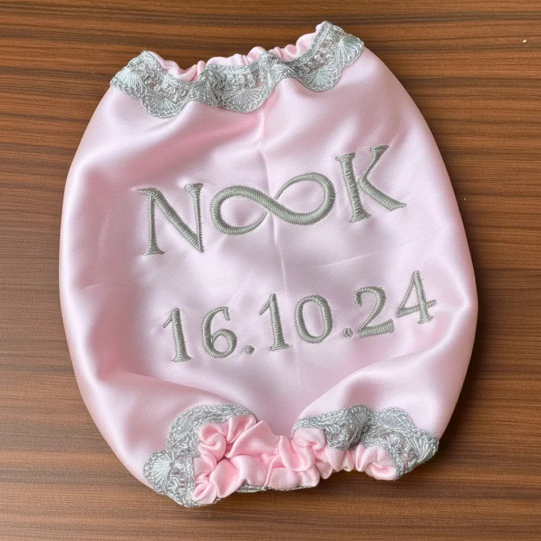 Classic Antique Customisation Baby Pink Chooda Cover – Logo and Date | Chotteylal and Sons