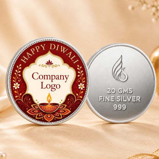 Good Fortune - 20g Happy Diwali Custom Coin – Add Logo