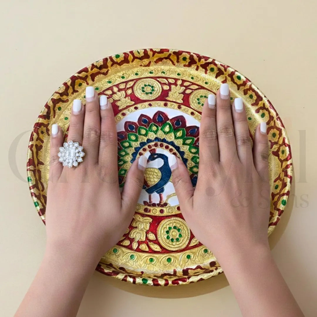 Traditional Premium Griha Pravesh Essentials Thali